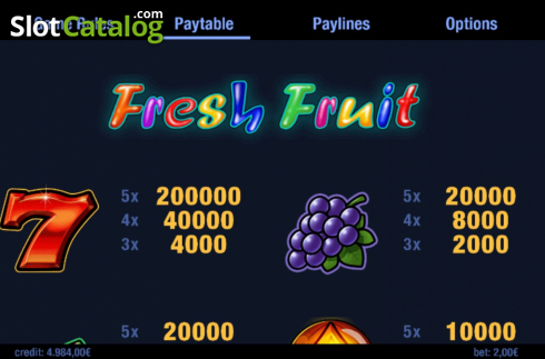 Οθόνη6. Fresh Fruit (Swintt) Κουλοχέρης