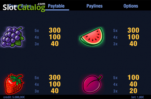 Οθόνη9. Fruit Fever Κουλοχέρης