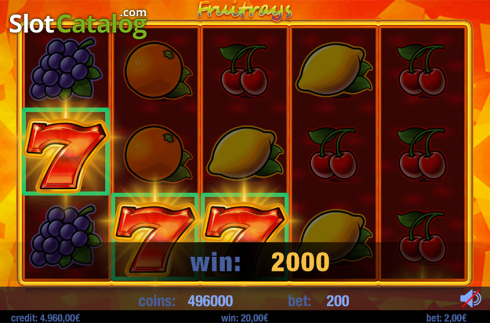 Οθόνη3. Fruitrays Κουλοχέρης