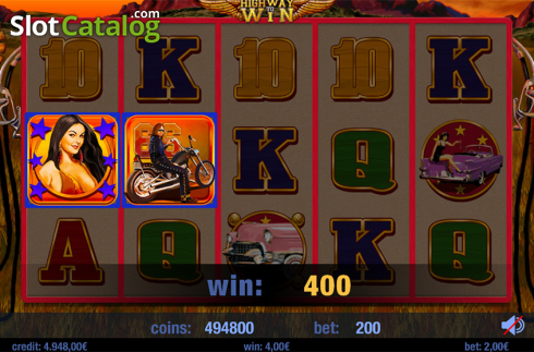 Οθόνη5. Highway to Win Κουλοχέρης