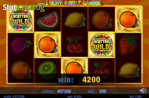 Οθόνη3. Lucky Fruit Wheel Κουλοχέρης