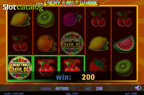 Οθόνη4. Lucky Fruit Wheel Κουλοχέρης