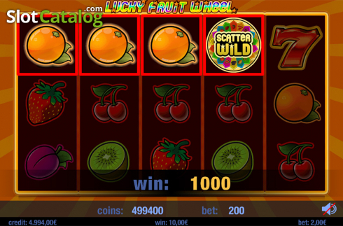 Οθόνη6. Lucky Fruit Wheel Κουλοχέρης