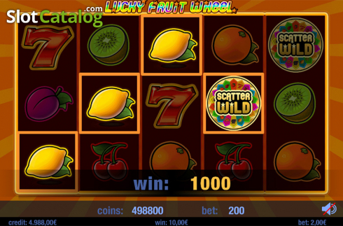 Οθόνη7. Lucky Fruit Wheel Κουλοχέρης