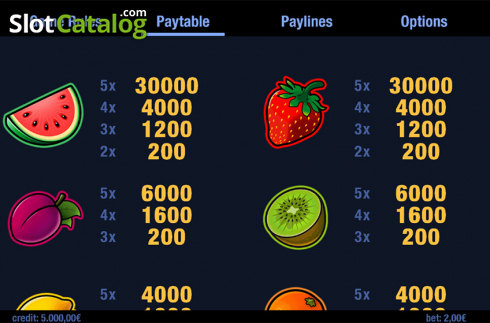 Οθόνη9. Lucky Fruit Wheel Κουλοχέρης