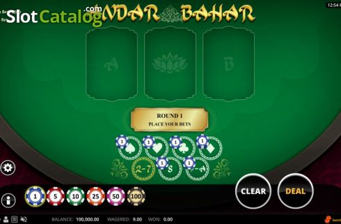 Οθόνη2. Andar Bahar (RNGPlay) Κουλοχέρης