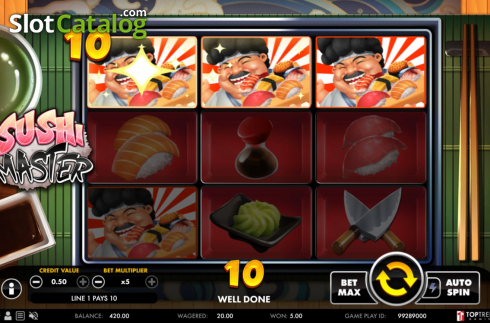 Οθόνη4. Sushi Master Κουλοχέρης
