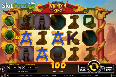 Οθόνη5. Immortal Monkey King Κουλοχέρης
