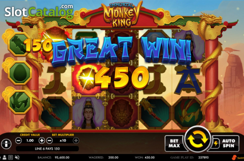 Οθόνη4. Immortal Monkey King Κουλοχέρης
