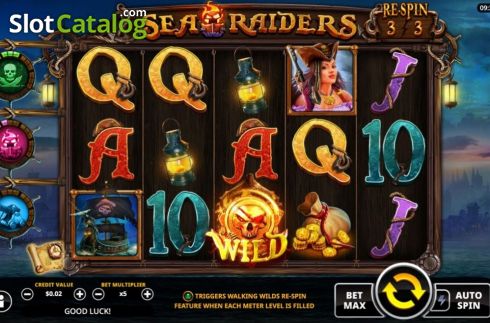 Οθόνη3. Sea Raiders Κουλοχέρης