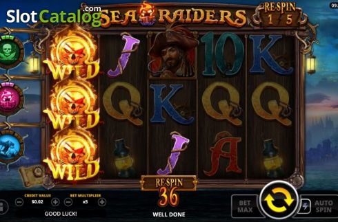 Οθόνη4. Sea Raiders Κουλοχέρης