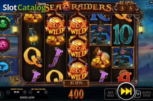 Οθόνη5. Sea Raiders Κουλοχέρης