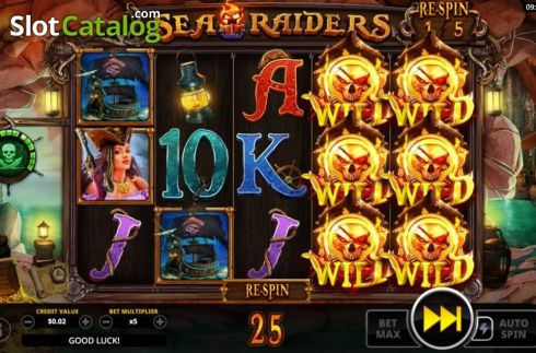 Οθόνη7. Sea Raiders Κουλοχέρης