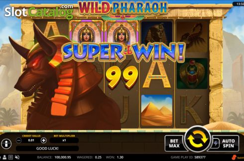 Οθόνη5. Wild Pharaoh Κουλοχέρης