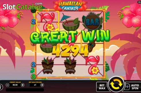 Οθόνη3. Hawaiian Fantasy Κουλοχέρης