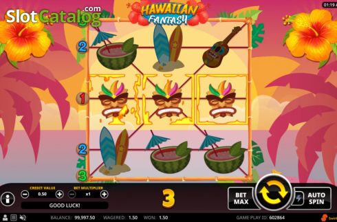 Οθόνη6. Hawaiian Fantasy Κουλοχέρης
