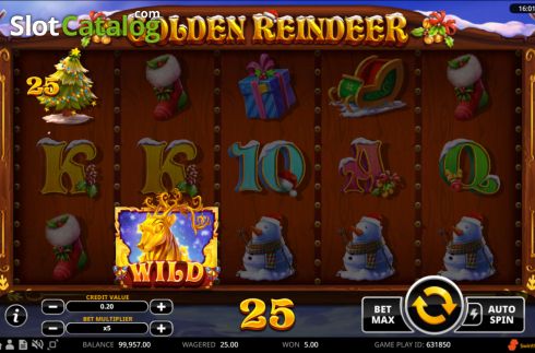 Οθόνη3. Golden Reindeer Κουλοχέρης