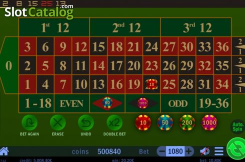 Οθόνη2. Maxi Roulette Κουλοχέρης 
