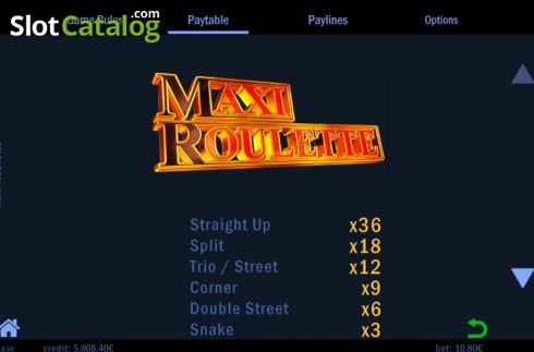 Οθόνη6. Maxi Roulette Κουλοχέρης 