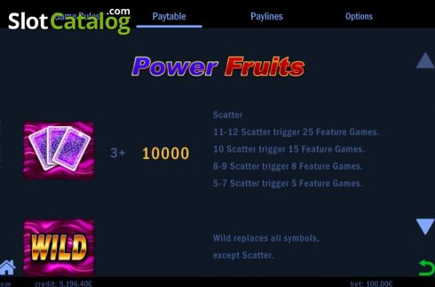 Οθόνη6. Power Fruits Κουλοχέρης