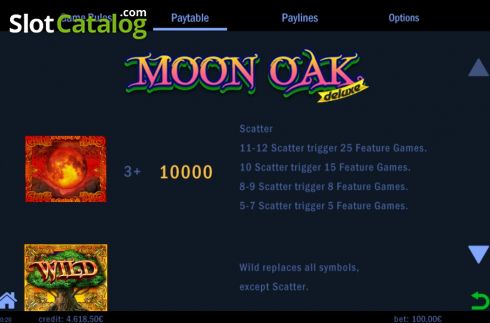 Οθόνη7. Moon Oak Deluxe Κουλοχέρης
