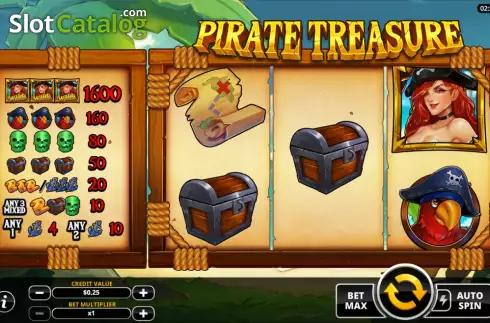 Οθόνη3. Pirate Treasure (Swintt) Κουλοχέρης 