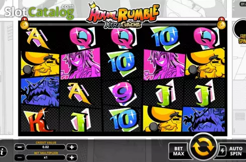 Οθόνη2. Royal Rumble XtraGacha Κουλοχέρης
