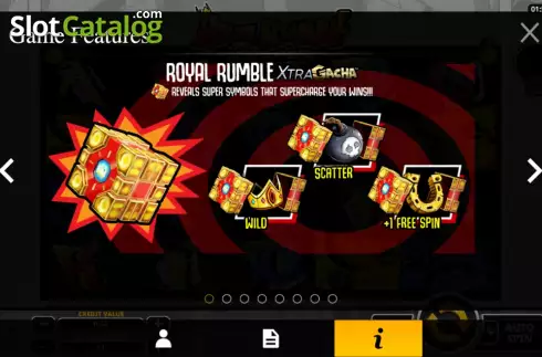 Οθόνη5. Royal Rumble XtraGacha Κουλοχέρης