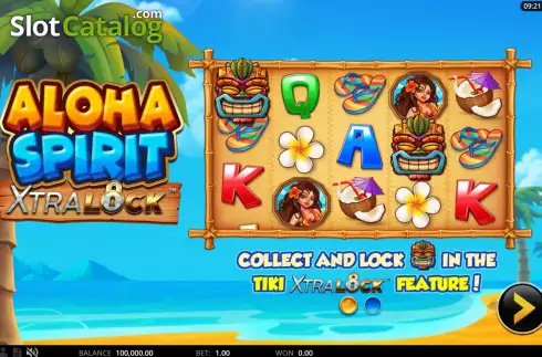 Οθόνη2. Aloha Spirit XtraLock Κουλοχέρης