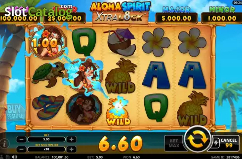 Οθόνη4. Aloha Spirit XtraLock Κουλοχέρης