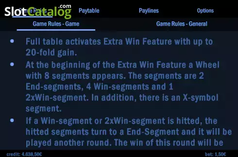 Οθόνη5. Extra Win X Κουλοχέρης