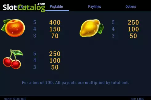 Οθόνη8. 7 Fresh Fruits Κουλοχέρης