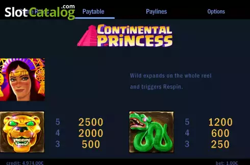 Οθόνη7. Continental Princess Κουλοχέρης