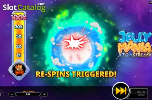 Οθόνη6. Jelly Mania XtraStreak Κουλοχέρης 