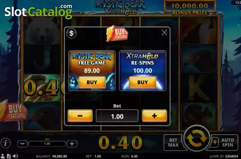 Οθόνη7. Mystic Bear XtraHold Κουλοχέρης