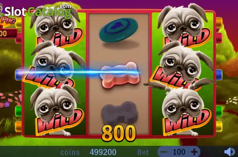 Οθόνη4. Crazy Pug Κουλοχέρης
