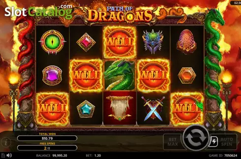 Οθόνη9. Path of Dragons Κουλοχέρης