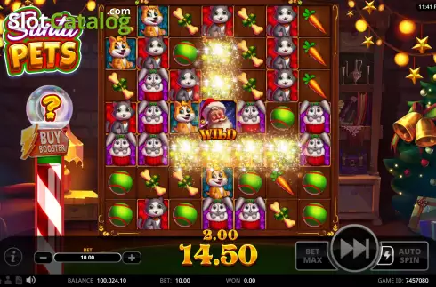 Οθόνη4. Santa Pets Κουλοχέρης