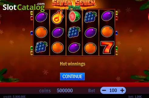 Οθόνη2. Seven Seven Xmas Κουλοχέρης