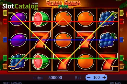 Οθόνη3. Seven Seven Xmas Κουλοχέρης