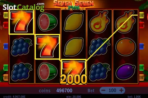 Οθόνη8. Seven Seven Xmas Κουλοχέρης