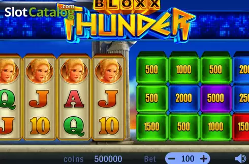Οθόνη3. Bloxx Thunder Κουλοχέρης