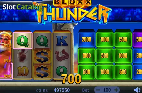 Οθόνη6. Bloxx Thunder Κουλοχέρης