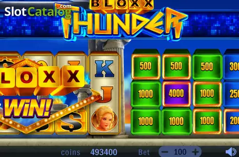 Οθόνη7. Bloxx Thunder Κουλοχέρης