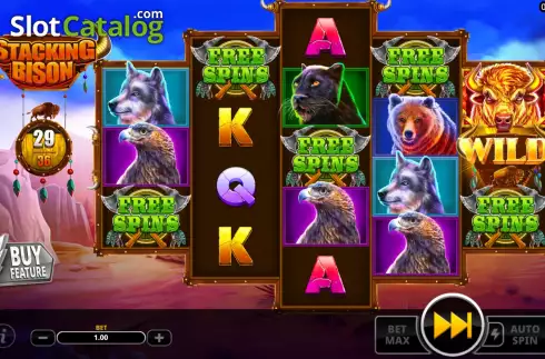 Οθόνη7. Stacking Bison Κουλοχέρης
