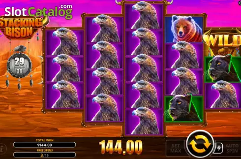 Οθόνη9. Stacking Bison Κουλοχέρης