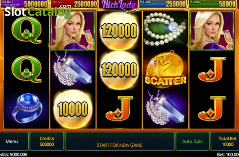 Οθόνη2. Rich Lady Deluxe Κουλοχέρης