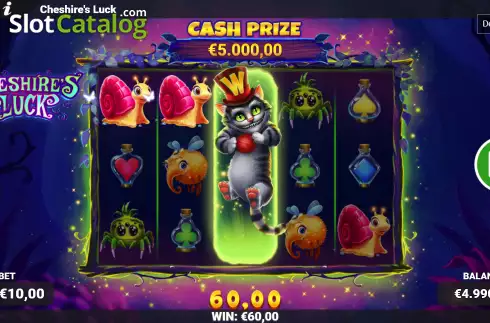 Οθόνη3. Cheshire's Luck Κουλοχέρης