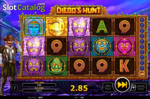 Οθόνη3. Diego's Hunt Κουλοχέρης