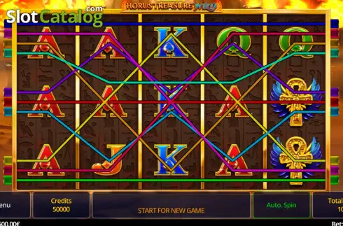 Οθόνη2. Horus Treasure Wild Κουλοχέρης